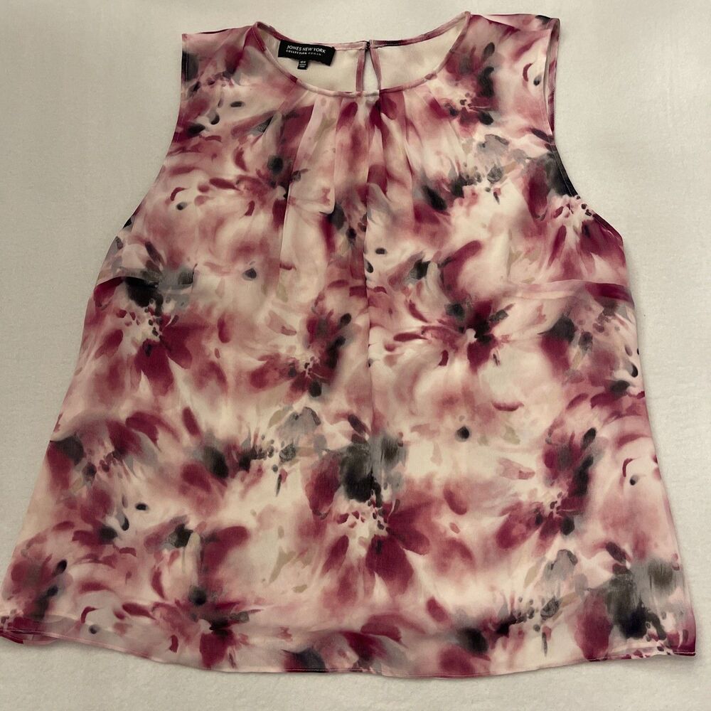 Jones New York Women's Floral  Blouse Size:18W Plus Size